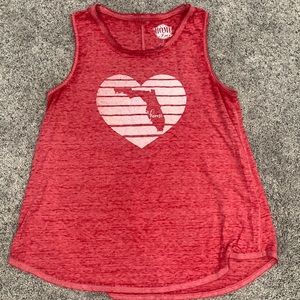 Home Free Florida Tank Top Tee size L
